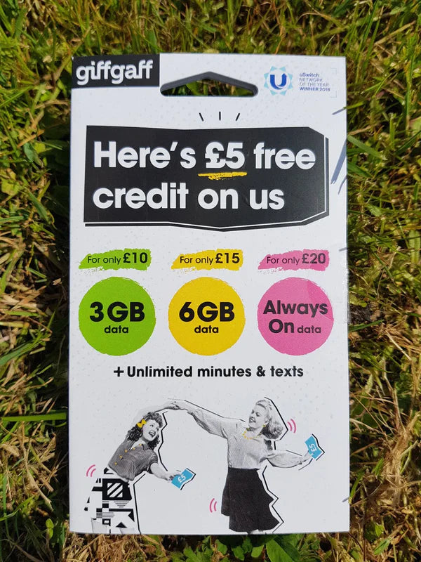 Lifetime GiffGaff UK Sim in Pakistan